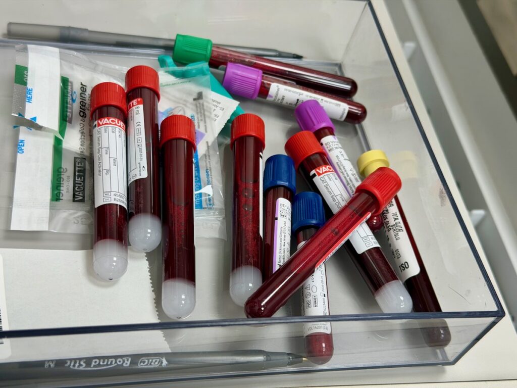 2026 - Blood test samples