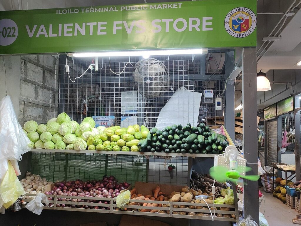 Fresh Vegetables display in Iloilo Terminal Public Market 06